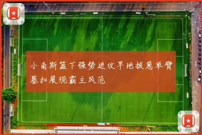 小南斯篮下强势进攻旱地拔葱单臂暴扣展现霸主风范